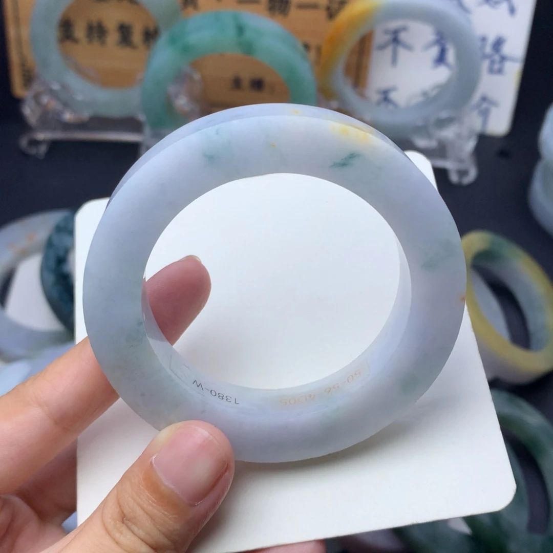 定制翡翠定制手镯未镶嵌手链50-56