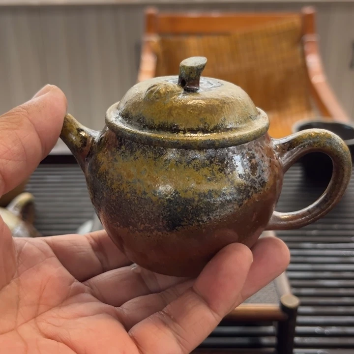 茶壶紫砂L****露小平果柴烧