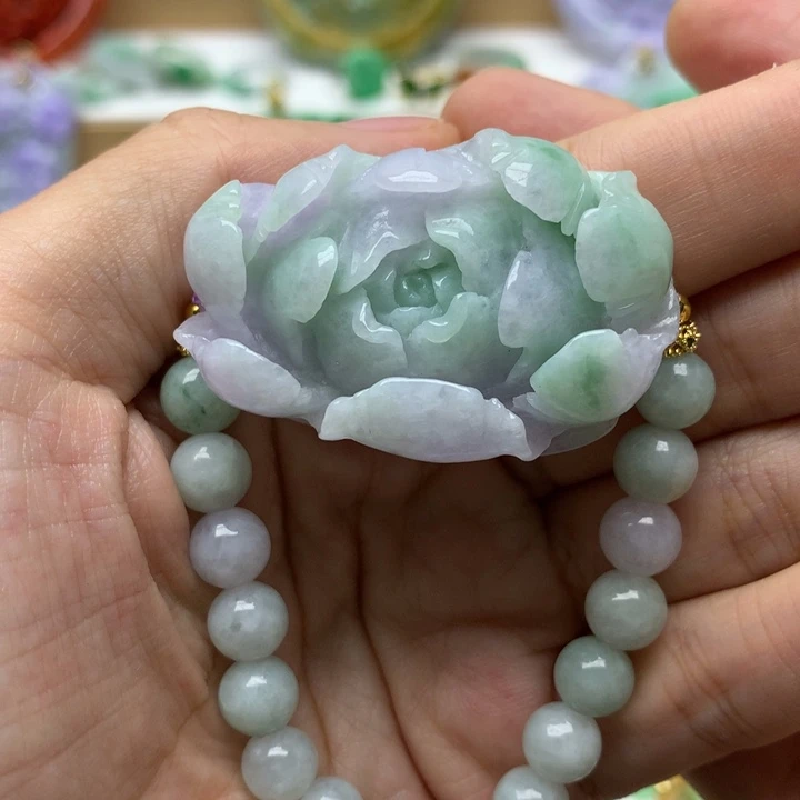 颈饰未镶嵌翡翠翡翠