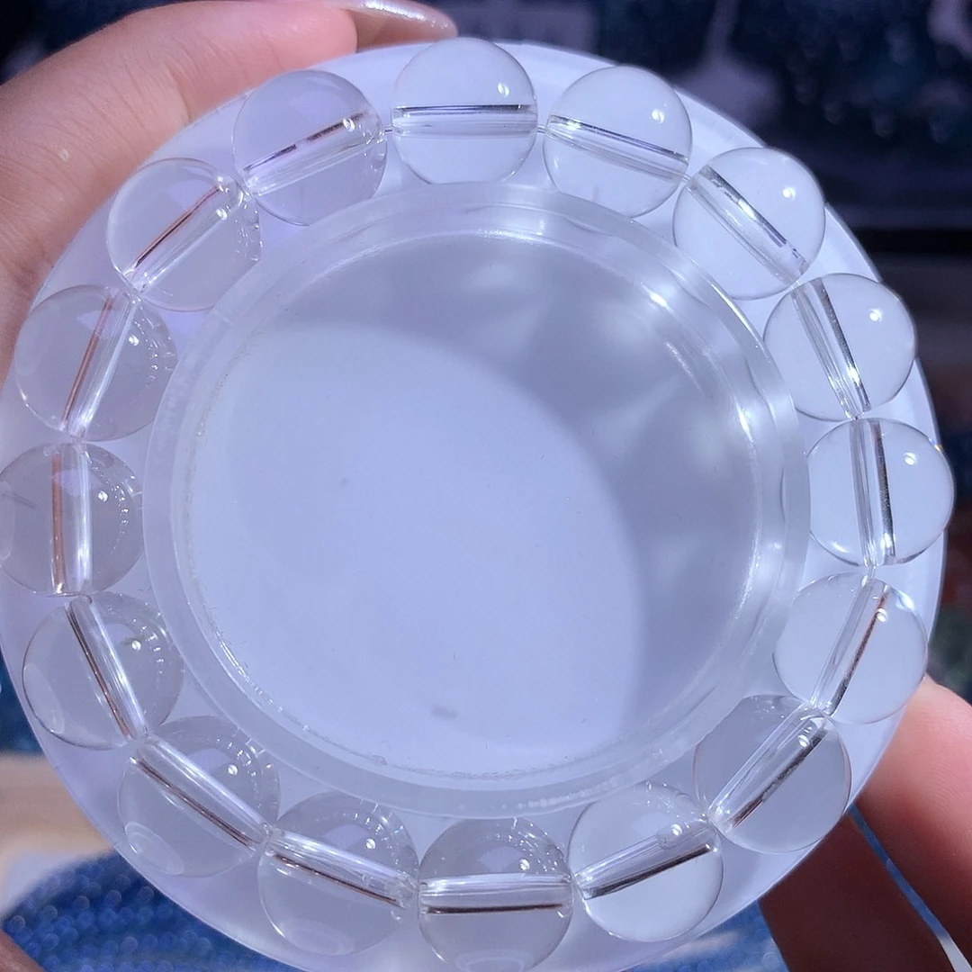 未镶嵌手串水晶12mm白水串