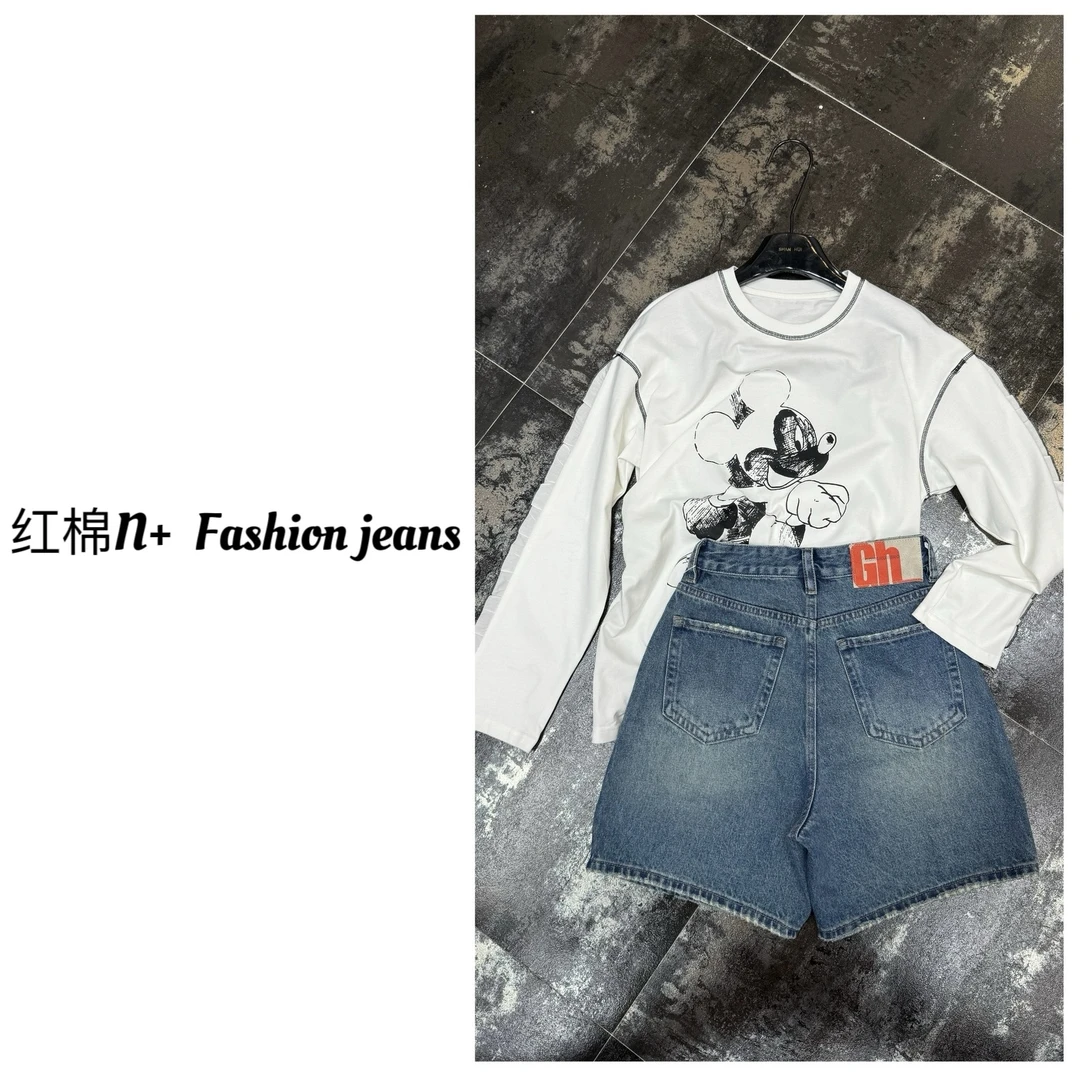 N+定制【马尔代夫】【请把这条裤焊腿上】夏季高定牛仔裤【67591】