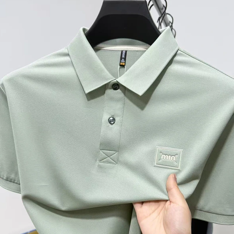 蒙派夏季短袖Polo衫商务棉质翻领T恤高档时尚商务休闲上衣百搭