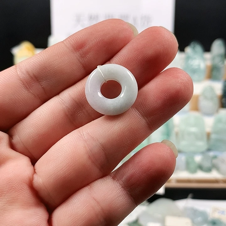 吊坠(不含链)未镶嵌翡翠54甜甜圈