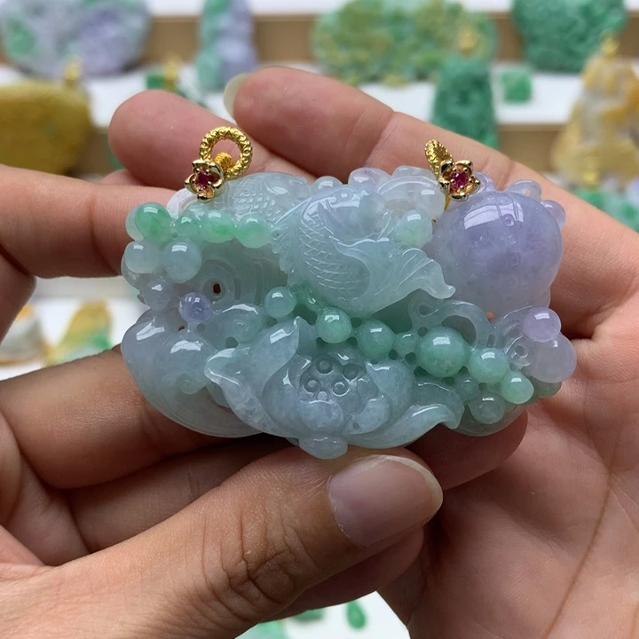 颈饰未镶嵌翡翠翡翠