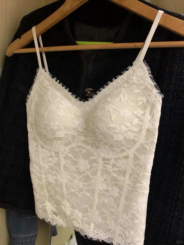 U070弹力蕾丝时尚美背