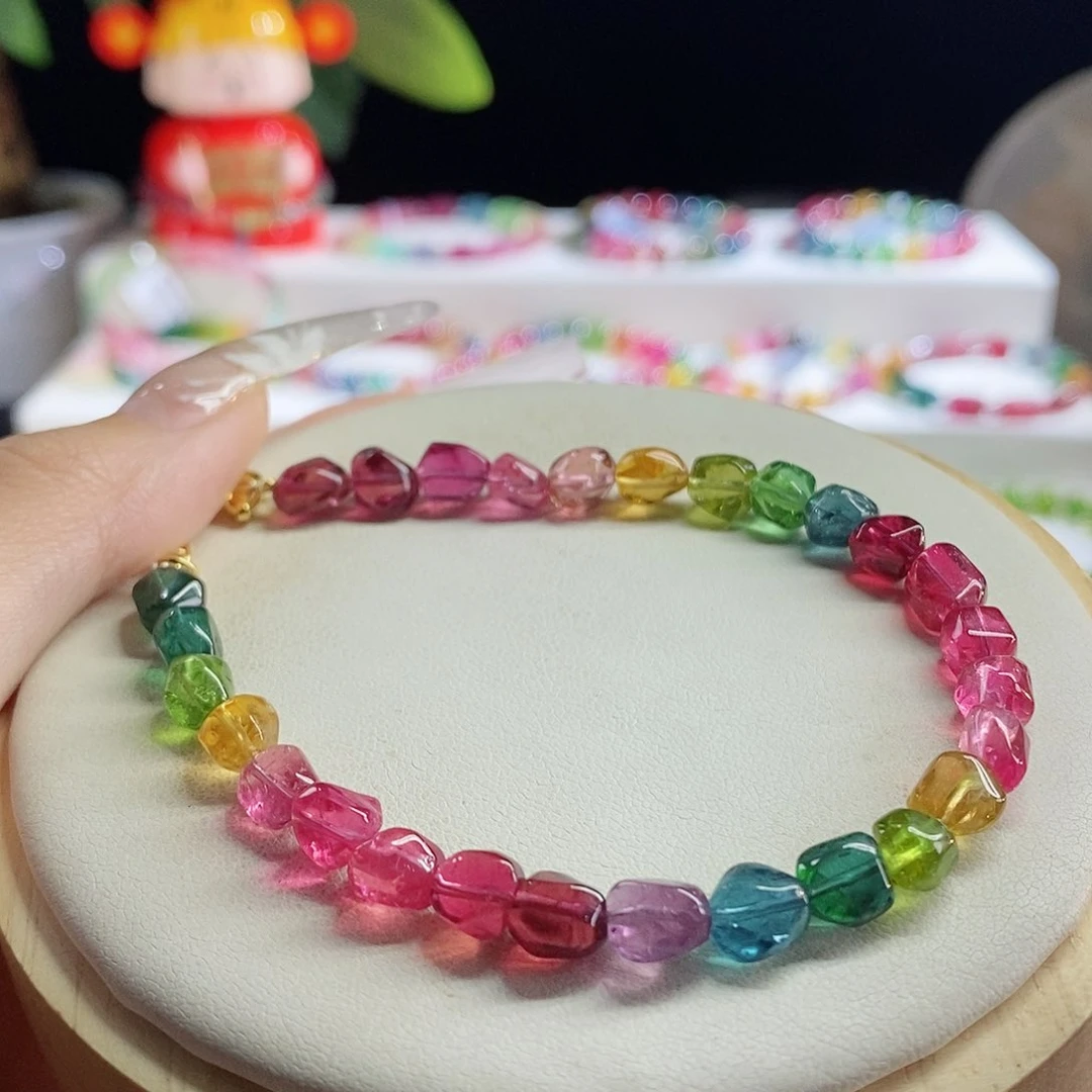 未镶嵌手链碧玺戒面