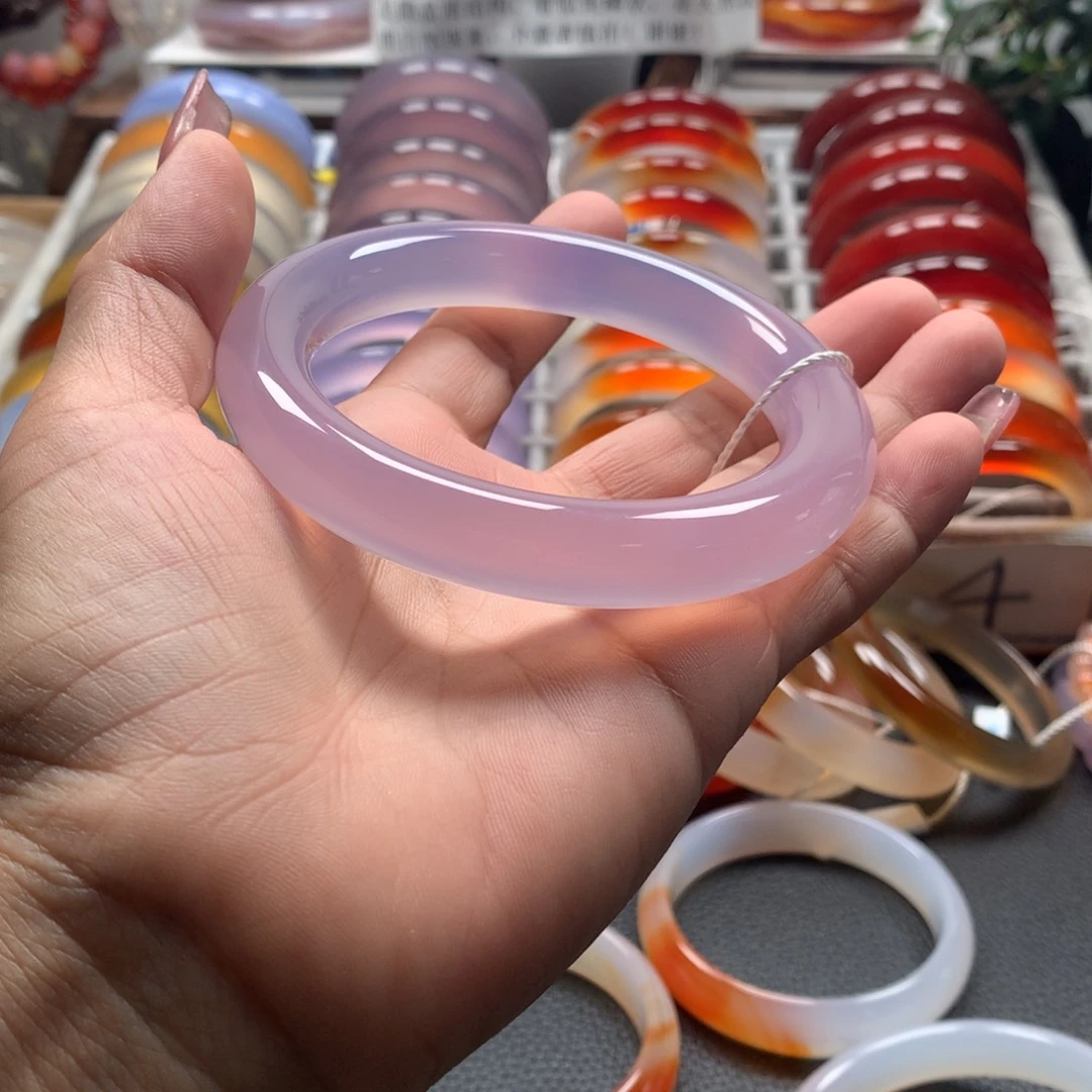 玛瑙/玉髓手镯未镶嵌，*