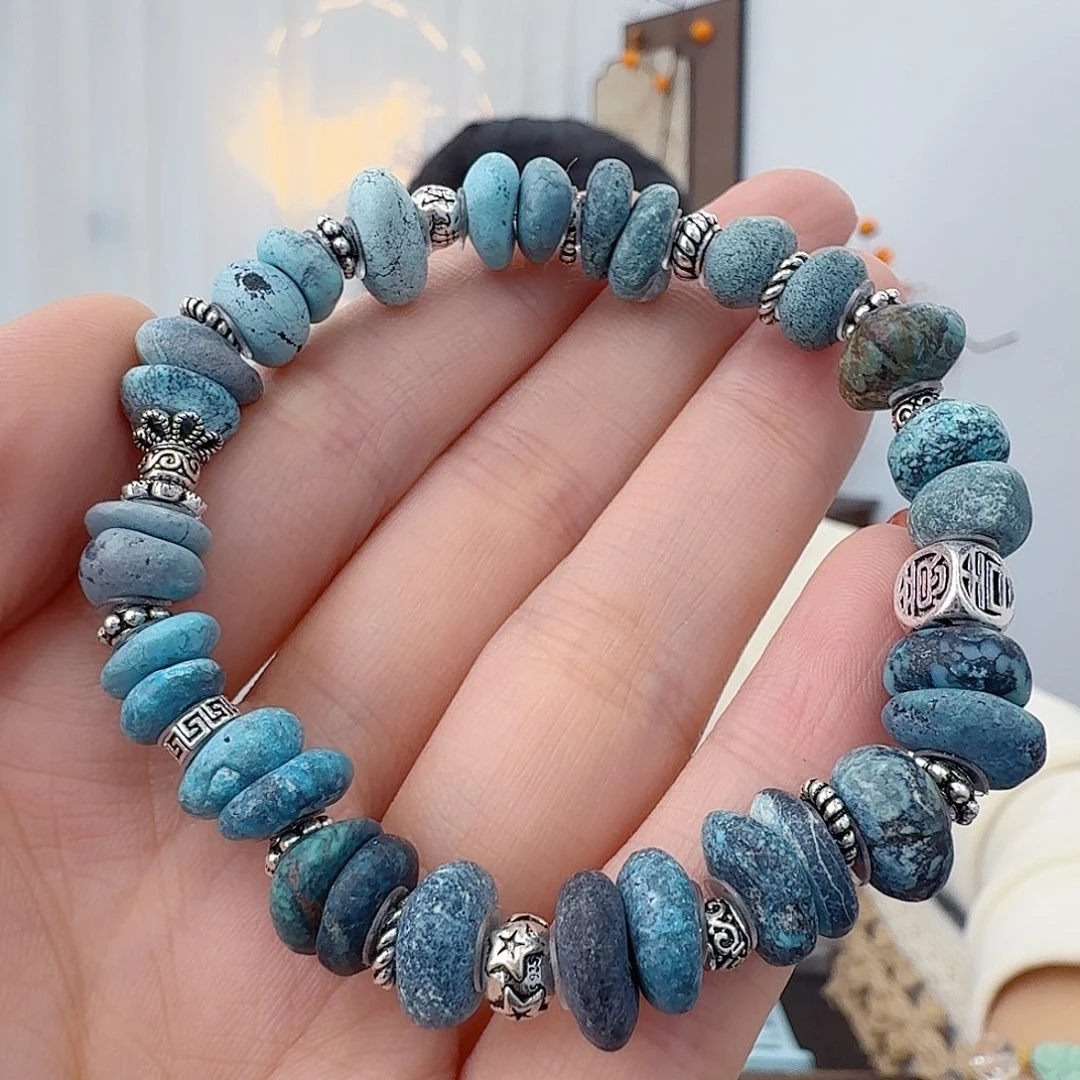 绿松石银S925镶嵌珠宝奇石