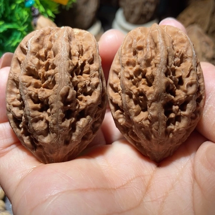 把件文玩核桃东北楸子小雪67