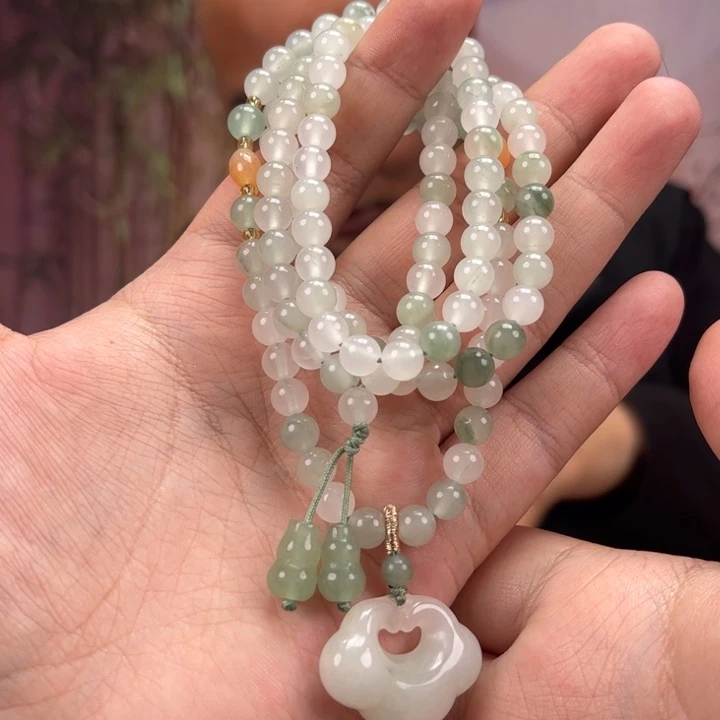 石英质玉（金丝玉）未镶嵌手链