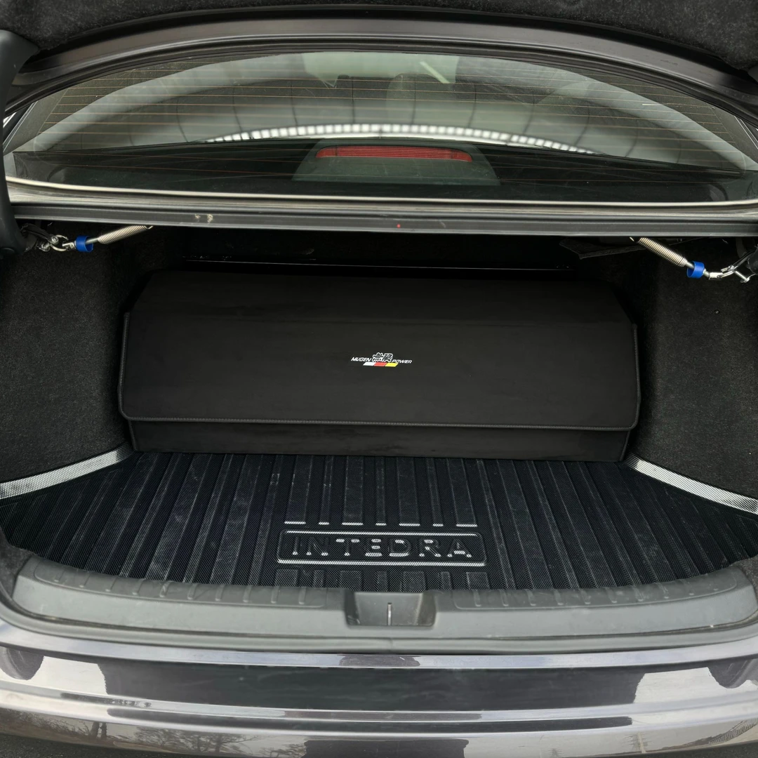 适用本田后备箱储物箱crv雅阁皓影思域型格冠道hrv汽车尾箱收纳盒