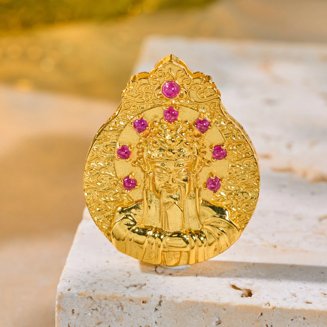 【歪歪】红宝石五爷吊坠（多样性发一）XB-H9594