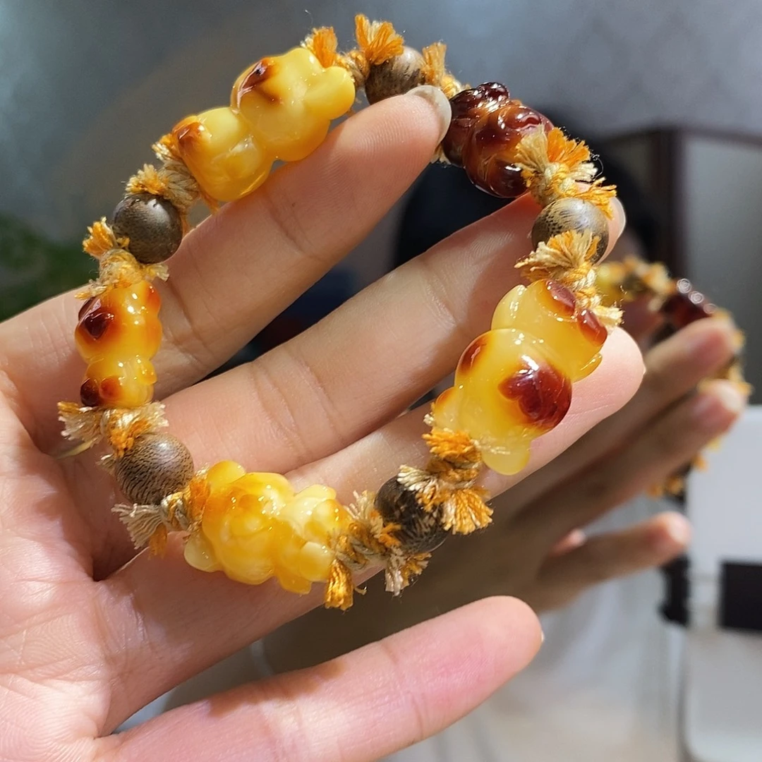 琥珀未镶嵌裸石蜜蜡