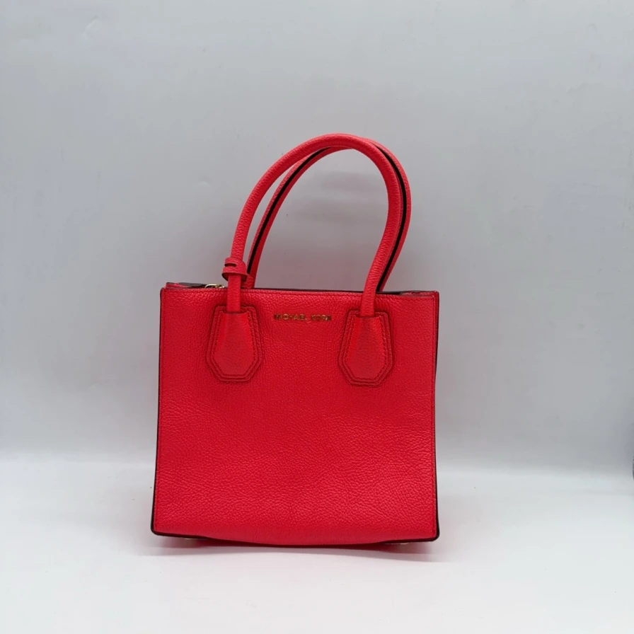 95新 MICHAELKORS/迈克高仕 1141 5359 mk红色手提包二奢包包