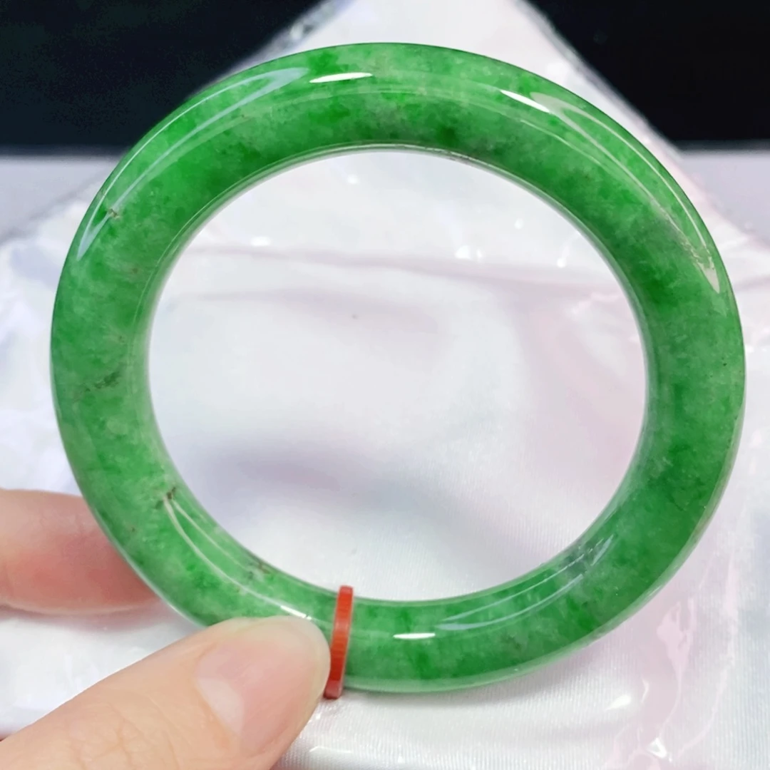 未镶嵌手镯翡翠54.3圆镯