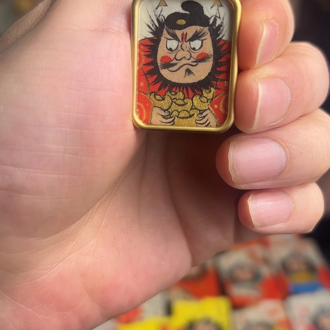 一***鱼纯手绘钟馗文创画