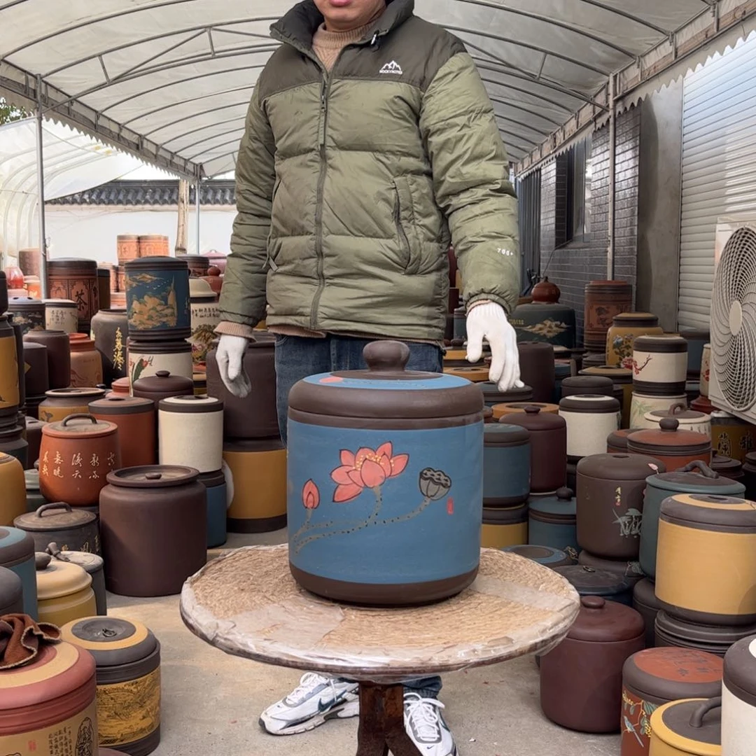 紫砂茶叶罐8 饼茶叶罐