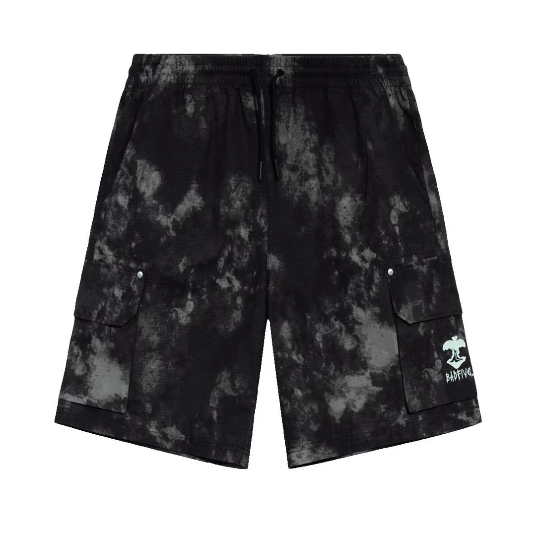 中国李宁反伍BADFIVE兵不厌诈男子工装休闲短裤运动裤AKSS361