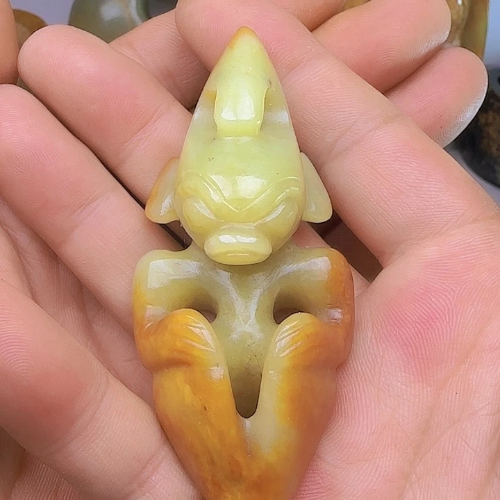 和田玉吊坠(不含链)未镶嵌