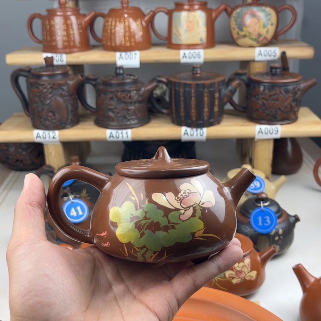 壶微瑕福利，建水紫陶全手工制作，老匠人传承手艺