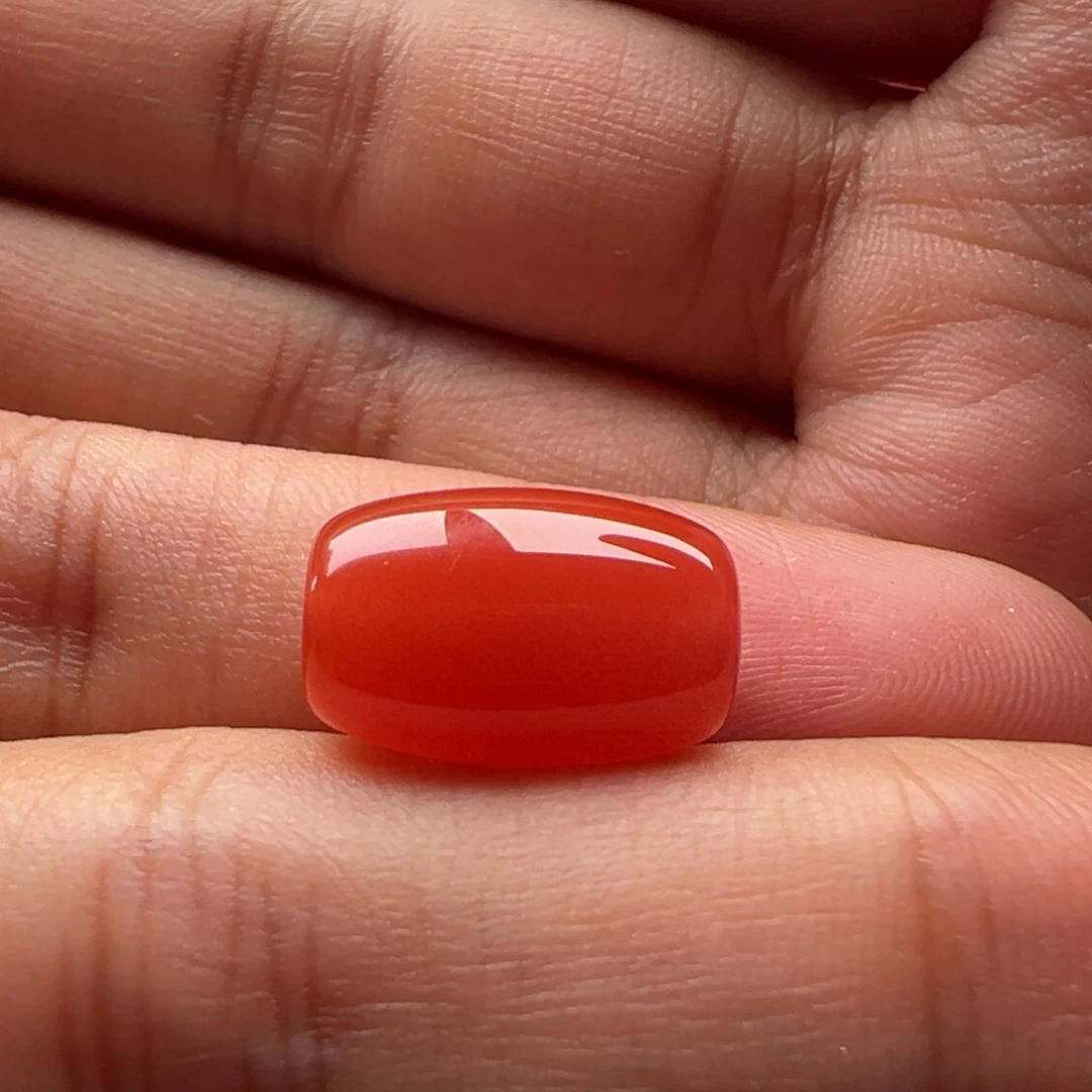 南红玛瑙桶珠10x15未镶嵌