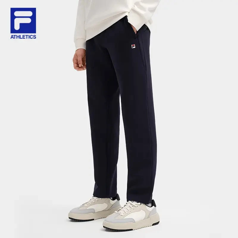 Fila/斐乐男子【户外运动直筒】秋季亲肤舒适针织长裤 F11M548611F