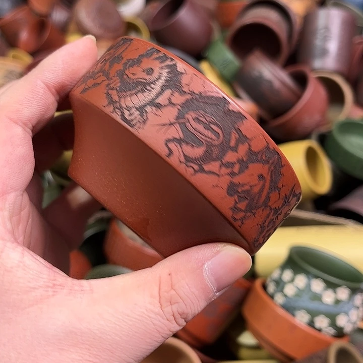 紫砂茶杯全手工紫砂主人杯