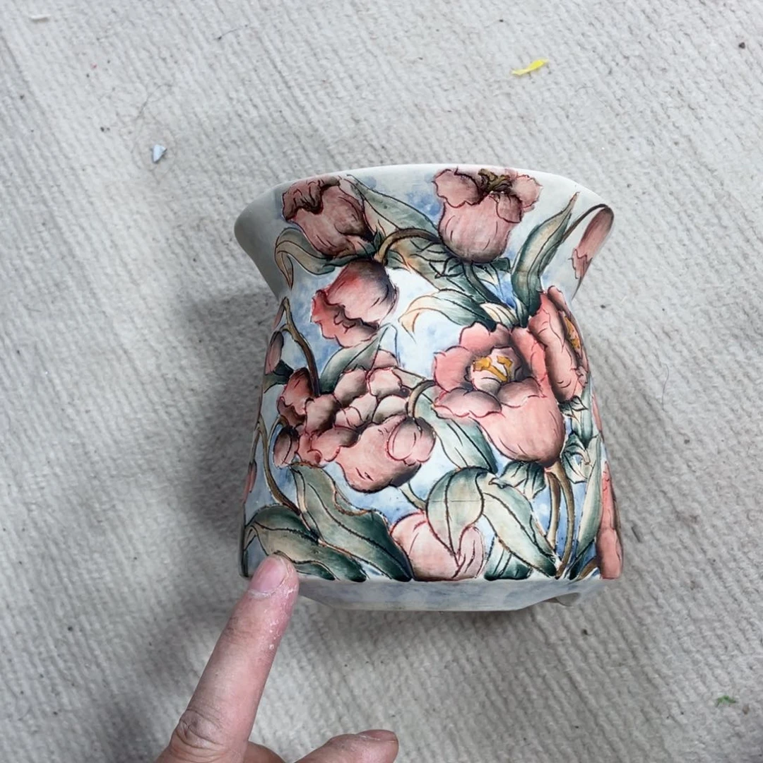 紫砂花盆肥**吖陶瓷多肉花盆瑕疵