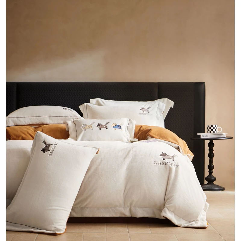 【挪威绒】镇店之宝高克重顶奢绒 秋冬加厚四件套保暖床上用品