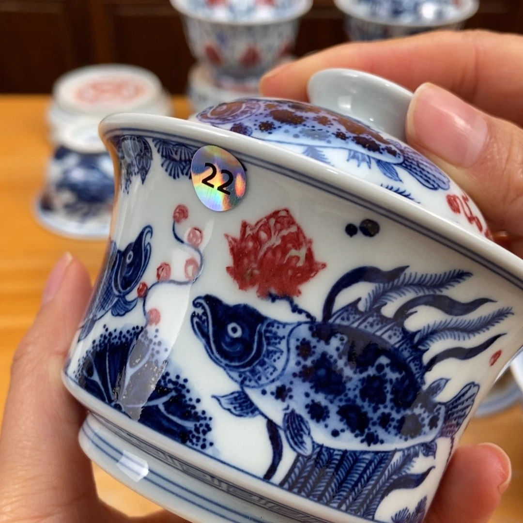 手绘现代茶具得古董