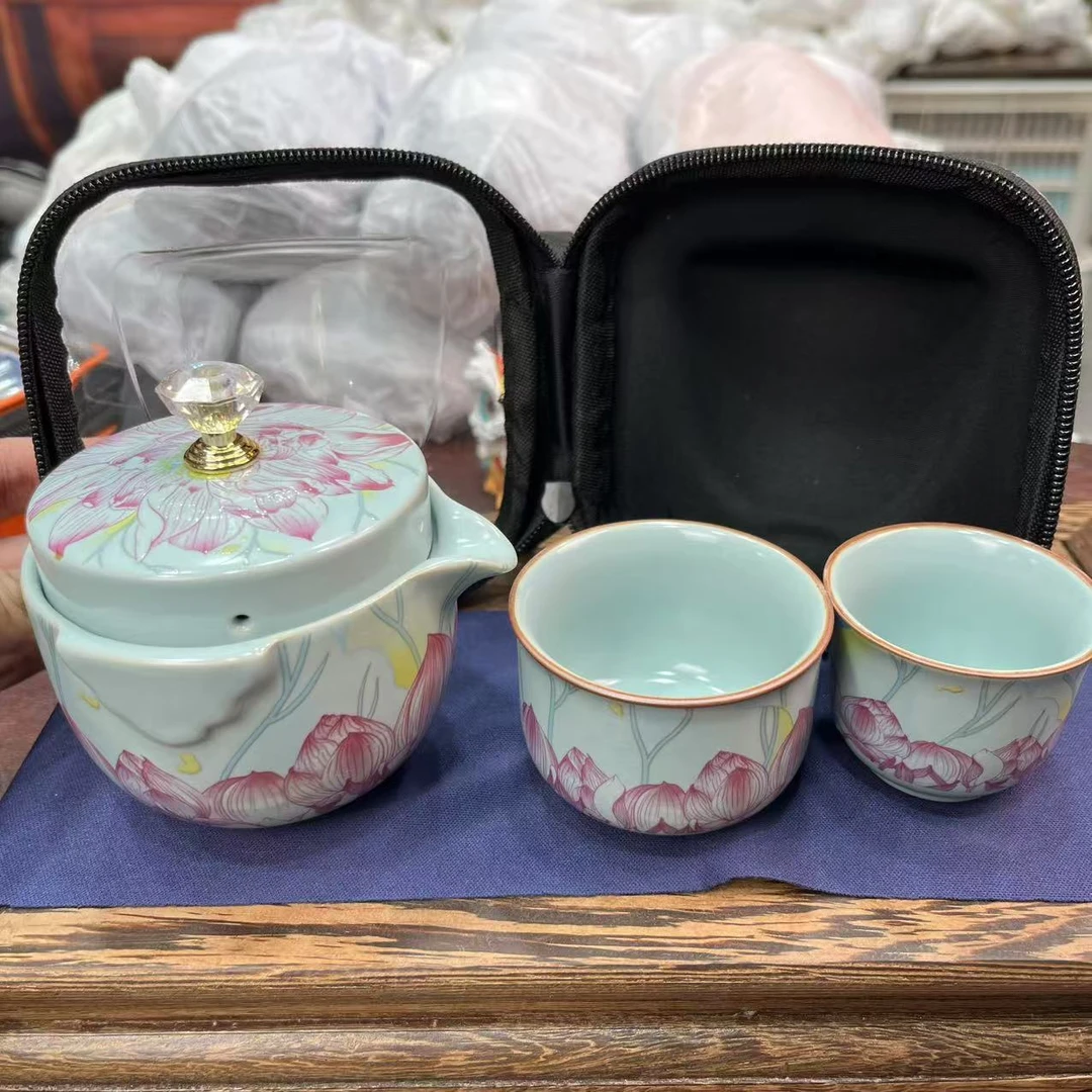 YS484-莲花旅行茶具