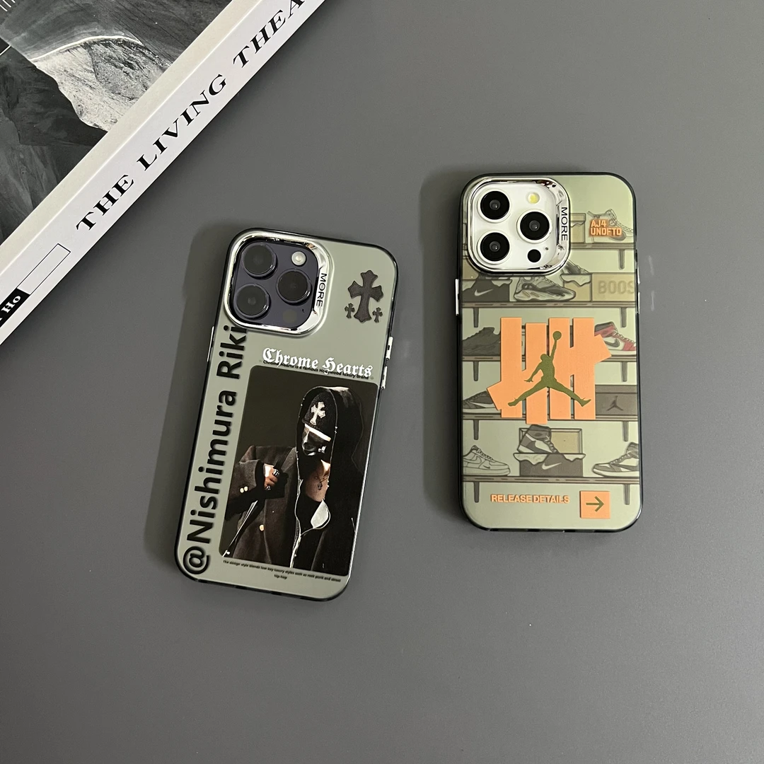 潮牌欧美时尚克罗心适用iPhone16promax手机壳情侣15苹果14全包13