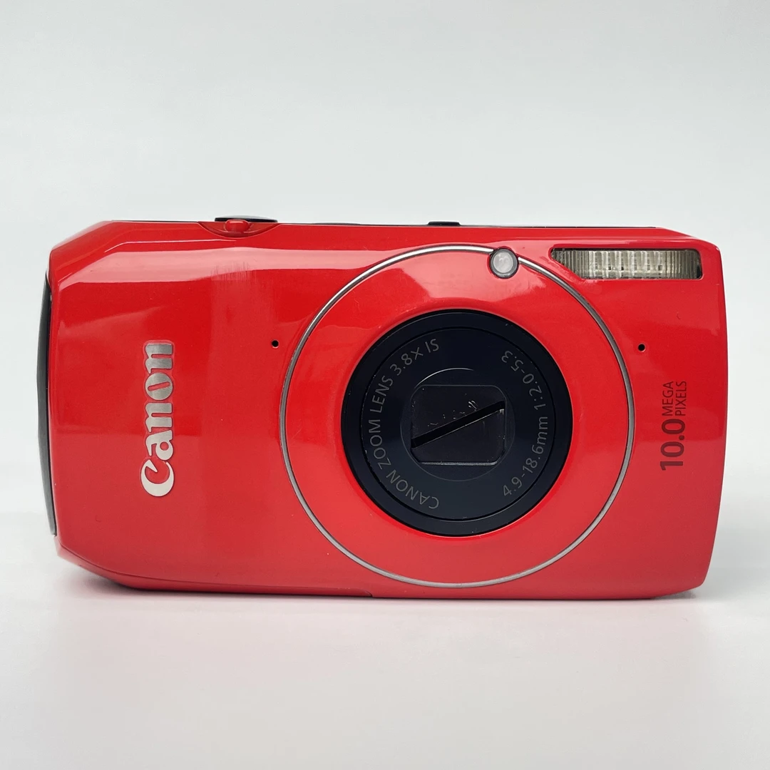 9新 Canon/佳能 ixus300红色1000万像素3.8倍变焦复古ccd福利款