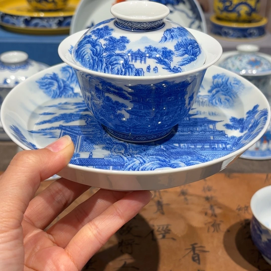 手工手绘陶瓷茶具