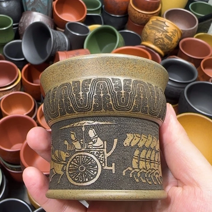 茶杯紫砂全手工紫砂