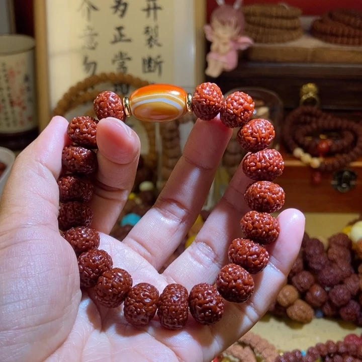 吊坠金刚菩提148玉化单圈玛桶一物
