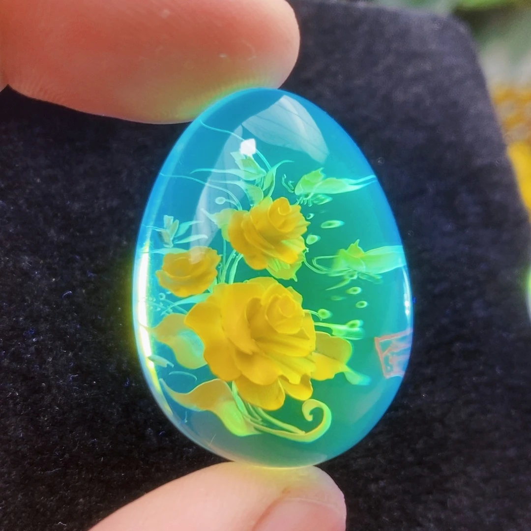 【闪购商品】蓝珀吊坠(不含链)未镶嵌