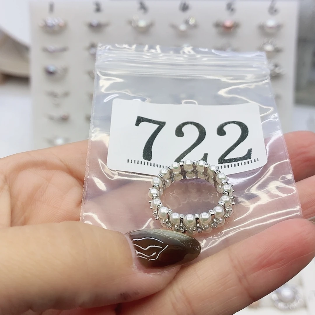 ****噜珠宝奇石淡水珍珠银S925镶嵌722拍2发1