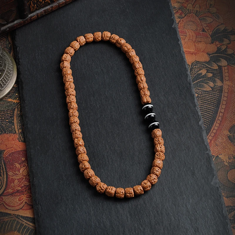 精选尼泊尔佛手小金刚菩提子藏切三日红文玩手持高密精品老树藏式