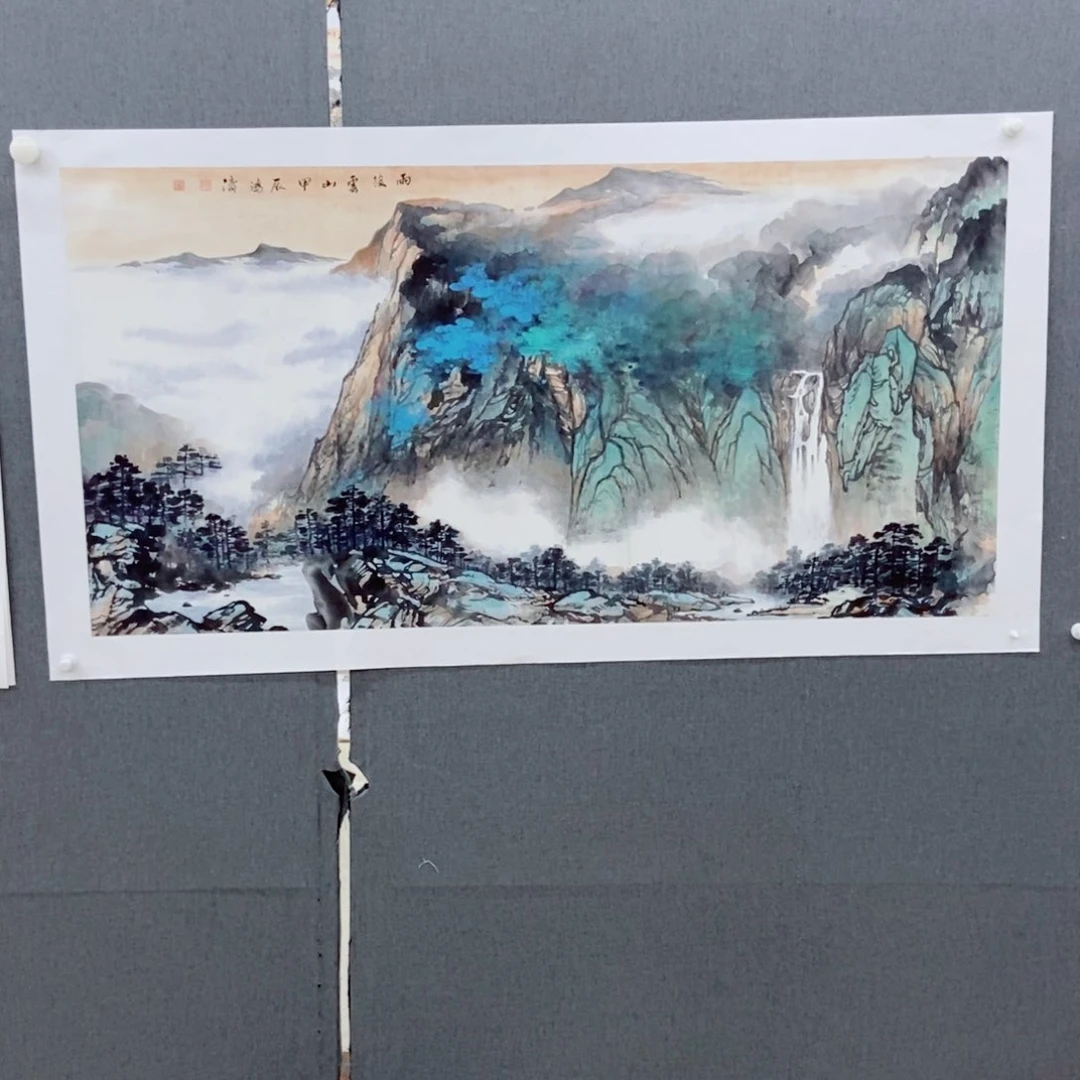 走***山国画手写手绘国画作品48