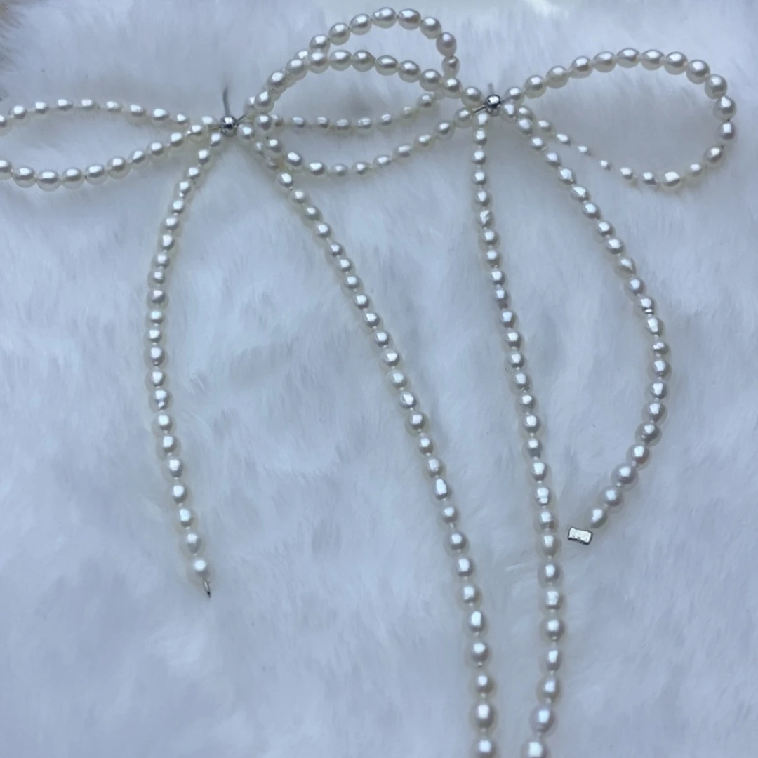 非金属非金属蝴蝶结长款耳钉