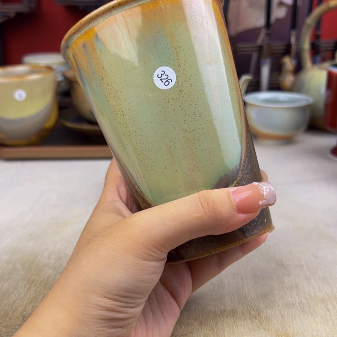 杯纯手工柴烧主人杯