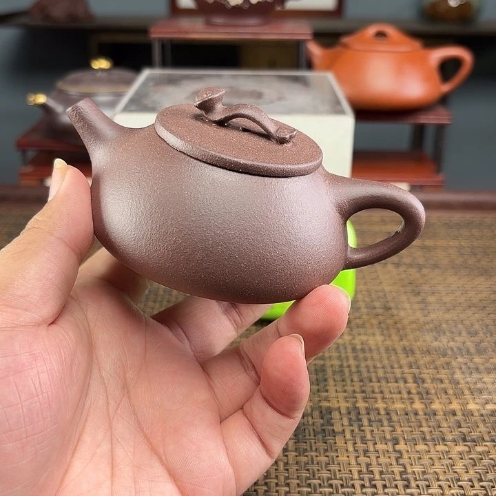漫***夜茶壶紫砂宜兴原矿泥料手工紫砂壶