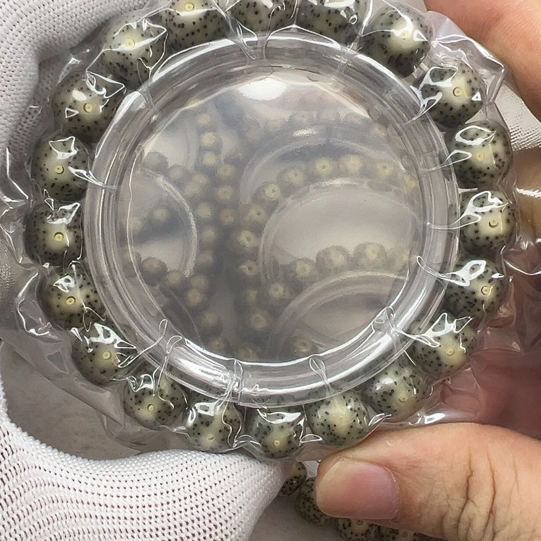 手串星月菩提11.5绿幽灵  1026