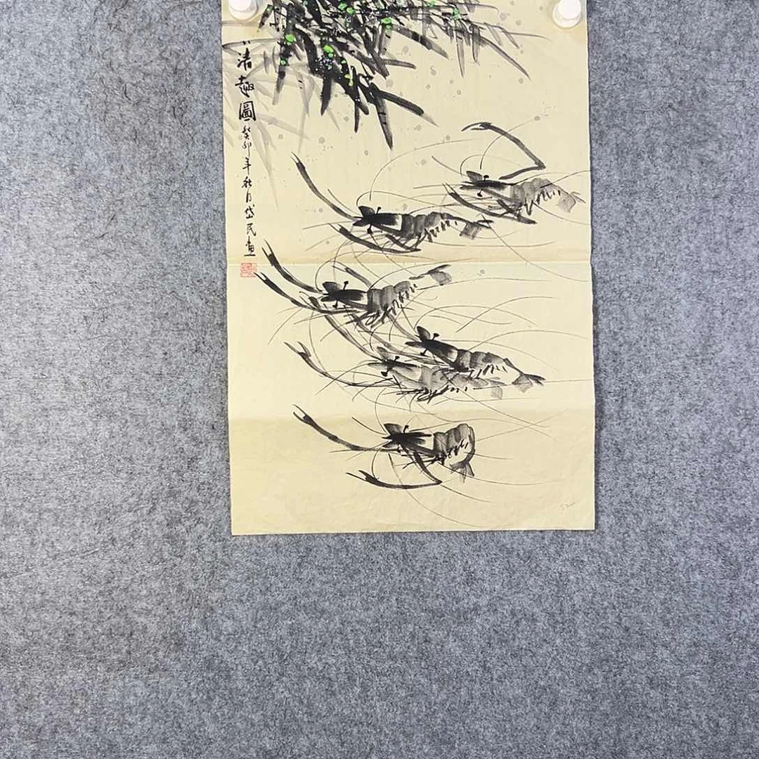 国画166 花鸟和蝴蝶都在等待它飞