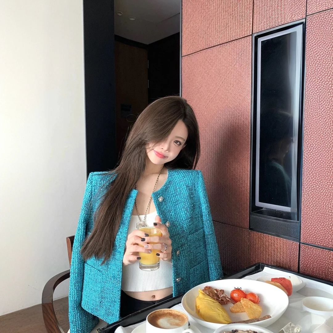 超好看短款小香风外套女2024新款秋冬时尚气质名媛上衣BN6009