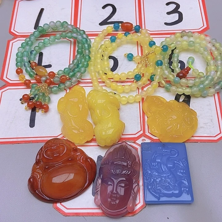 【闪购商品】玛瑙/玉髓未镶嵌珠宝半成品?****