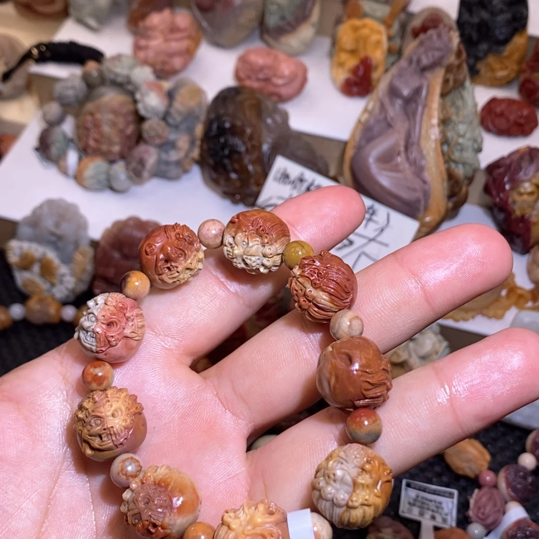 石英质玉（阿拉善玉）未镶嵌手链