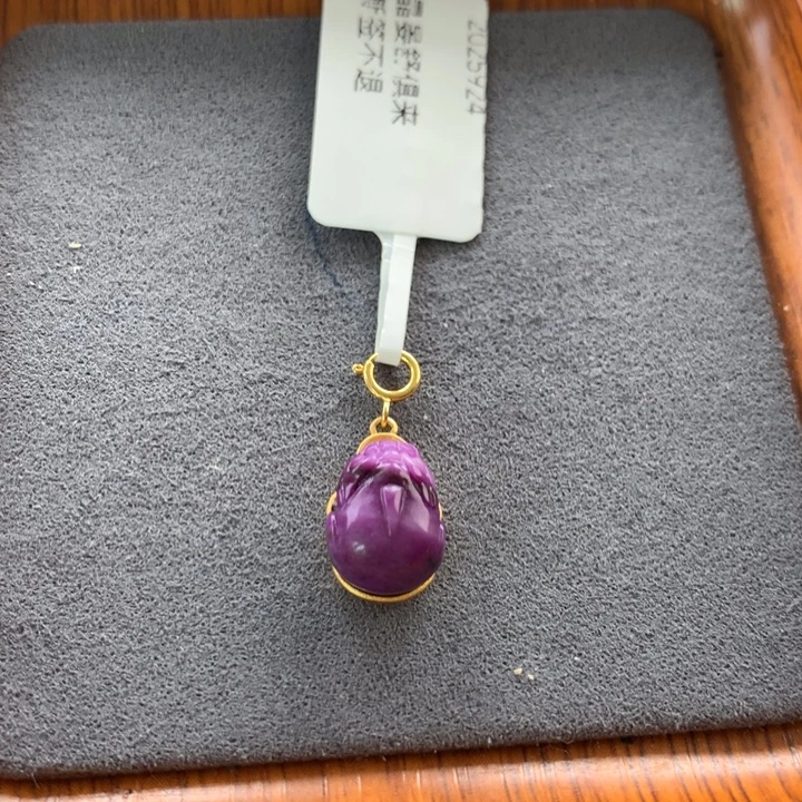 苏纪石（舒俱来）未镶嵌貔貅吊坠