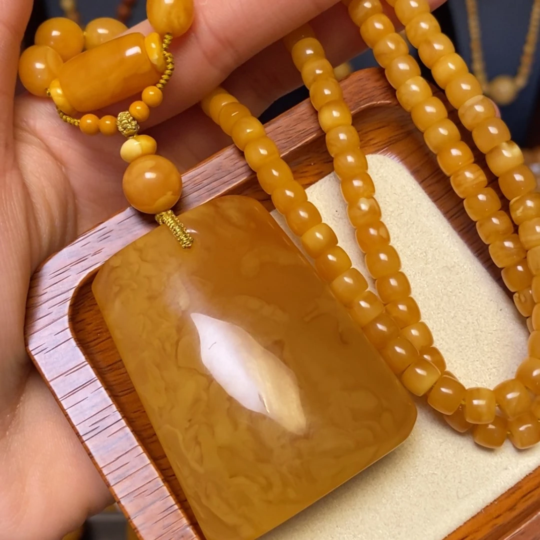 【闪购商品】蜜蜡手链未镶嵌项链